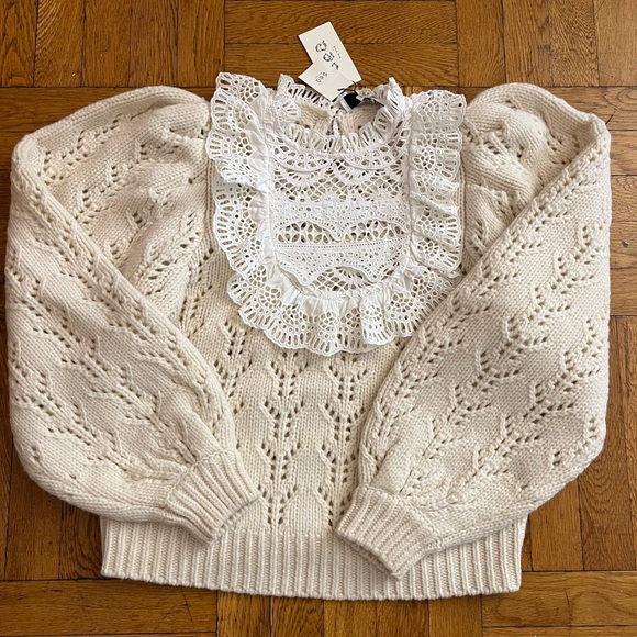 New -Sea
Patrizia Lace Combo Sweater - Picture 9 of 14